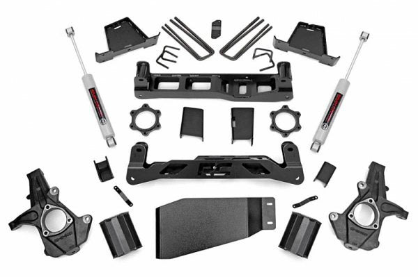 2007-13 シボレー シルバラード 4WD ラフカントリー 7.5” リフトキット